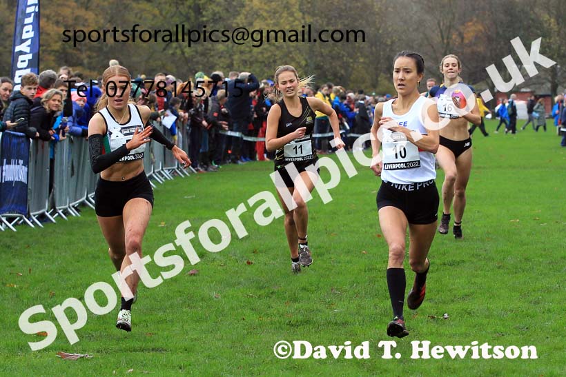 European Womens Short Course Relay Trials, 2022 British Athletics Cross Challenge, Sefton Park, Liverpool.  Photo: David T. Hewitson/Sports for All Pics